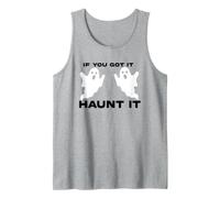 Trendy Apparel Halloween Twin Ghosts If You Got It Haunt It Camiseta sin Mangas