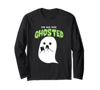 Trendy Apparel Halloween You Been Have Ghosted Funny Ghost Manga Larga