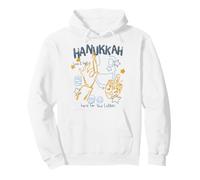 Trendy Apparel Hanukkah Love & Light Here For The Latkes Sudadera con Capucha