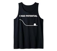 Trendy Apparel I Had Potential Physics & Space Energy Pun Camiseta sin Mangas
