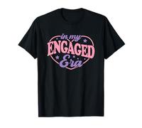 Trendy Apparel In My Engaged Era Heart Shape Portrait Camiseta