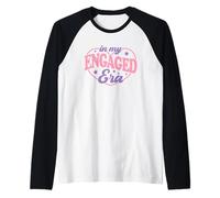Trendy Apparel In My Engaged Era Heart Shape Portrait Camiseta Manga Raglan