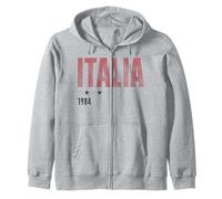 Trendy Apparel Italia 1984 Four Star Bold Red Lettering Sudadera con Capucha