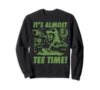 Trendy Apparel It's Almost tee Time! Running Toon Golf Ball Sudadera
