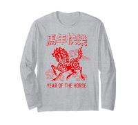 Trendy Apparel Lunar New Year of The Horse Chinese Zodiac Manga Larga