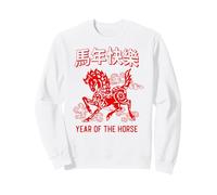 Trendy Apparel Lunar New Year of The Horse Chinese Zodiac Sudadera