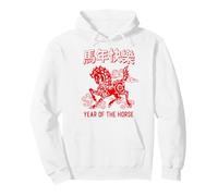 Trendy Apparel Lunar New Year of The Horse Chinese Zodiac Sudadera con Capucha