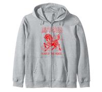Trendy Apparel Lunar New Year of The Horse Chinese Zodiac Sudadera con Capucha