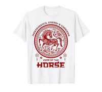 Trendy Apparel Lunar New Year Traits of Year of The Horse Camiseta