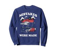 Trendy Apparel Mistakes were Made Upside Down Golf Cart Sudadera