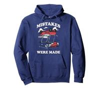 Trendy Apparel Mistakes were Made Upside Down Golf Cart Sudadera con Capucha