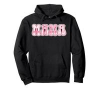 Trendy Apparel Mother's Day Mama Large Patch Quilt Text Sudadera con Capucha