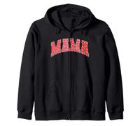 Trendy Apparel Mother's Day Mama Valentin's Day Icon's Text Sudadera con Capucha