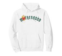 Trendy Apparel Mother's Day Motherhood Flaming Red Heart Sudadera con Capucha