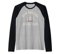 Trendy Apparel New England Social Club Since 1997 Lighthouse Camiseta Manga Raglan
