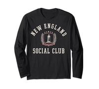 Trendy Apparel New England Social Club Since 1997 Lighthouse Manga Larga