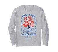 Trendy Apparel New York Flower Mart Grown In The USA Manga Larga