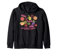 Trendy Apparel Pick Your Own Fresh Sunshine Farms Fruits Sudadera con Capucha