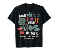 Trendy Apparel Pick Your Own Sun Valley Farms Vegetables Camiseta