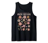 Trendy Apparel Plant Positivity Grow Dreams Mixed Flowers Camiseta sin Mangas