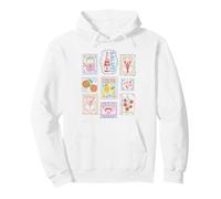 Trendy Apparel Postal Stamps of Regional Food and Drink Sudadera con Capucha