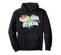Trendy Apparel Pride Can't Hide My Pride Rainbow Heart Sudadera con Capucha