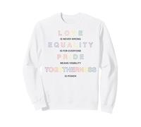 Trendy Apparel Pride Love Is Never Wrong Equality For All Sudadera