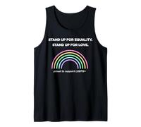 Trendy Apparel Pride Stand Up For Equality Stand Up For Love Camiseta sin Mangas