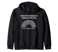 Trendy Apparel Pride Stand Up For Equality Stand Up For Love Sudadera con Capucha