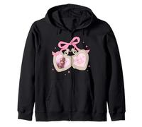 Trendy Apparel Punch The Monkey Hang In There Picture Locket Sudadera con Capucha