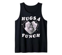 Trendy Apparel Punch The Monkey Hugs 4 Punch Heart Frame Camiseta sin Mangas