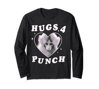 Trendy Apparel Punch The Monkey Hugs 4 Punch Heart Frame Manga Larga