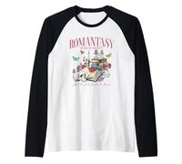 Trendy Apparel Romantasy Readers Society Lost In Love Books Camiseta Manga Raglan