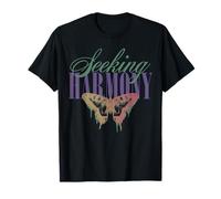 Trendy Apparel Seeking Harmony Butterfly Balanced Nature Camiseta