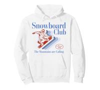 Trendy Apparel Snowboard Club The Mountains Are Calling 1982 Sudadera con Capucha
