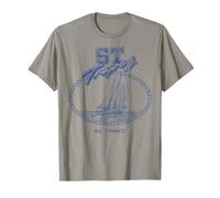Trendy Apparel ST Tropez SO France Rope Frame Sail Boat Camiseta