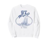 Trendy Apparel ST Tropez SO France Rope Frame Sail Boat Sudadera