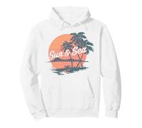 Trendy Apparel Sun & Sea Expedition Sunset and Palm Trees Sudadera con Capucha
