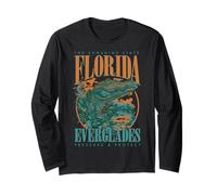 Trendy Apparel The Sunshine State Florida Everglades Protect Manga Larga