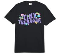 Trendy Apparel Tiny Teenager Cute Flower Butterfly & Rainbow Comfort Colors Adult Heavyweight T-Shirt