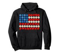 Trendy Apparel United States of America USA Floral Flag Sudadera con Capucha