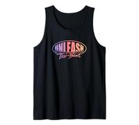Trendy Apparel Unleash The Beat Bright World Tour Gradient Camiseta sin Mangas