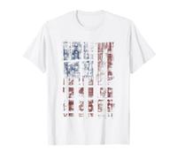 Trendy Apparel USA United States of America Faded Flag Camiseta