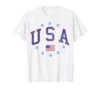 Trendy Apparel USA United States of America Flag and Stars Camiseta