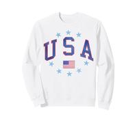Trendy Apparel USA United States of America Flag and Stars Sudadera