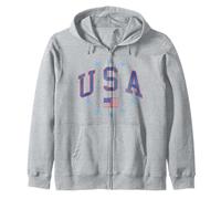 Trendy Apparel USA United States of America Flag and Stars Sudadera con Capucha