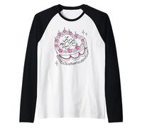 Trendy Apparel Valentine's Day Bite Me Sassy Cake Gift Camiseta Manga Raglan