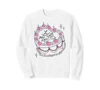 Trendy Apparel Valentine's Day Bite Me Sassy Cake Gift Sudadera