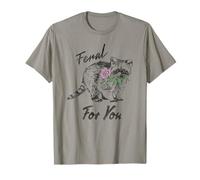 Trendy Apparel Valentine's Day Feral For You Rose & Raccoon Camiseta