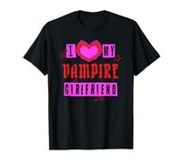 Trendy Apparel Valentine's Day I Heart My Vampire Girlfriend Camiseta